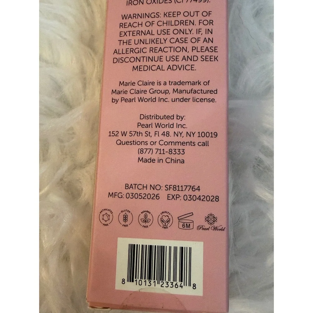 Marie Claire Paris Defining & Volumizing Mascara Jet Black 8ml Argan Oil Infused